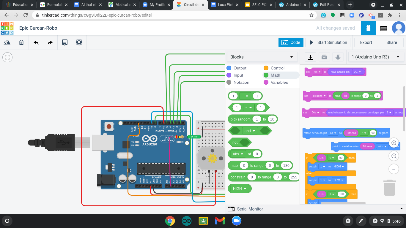Arduino Submarine Safety System — Coding (image 3)