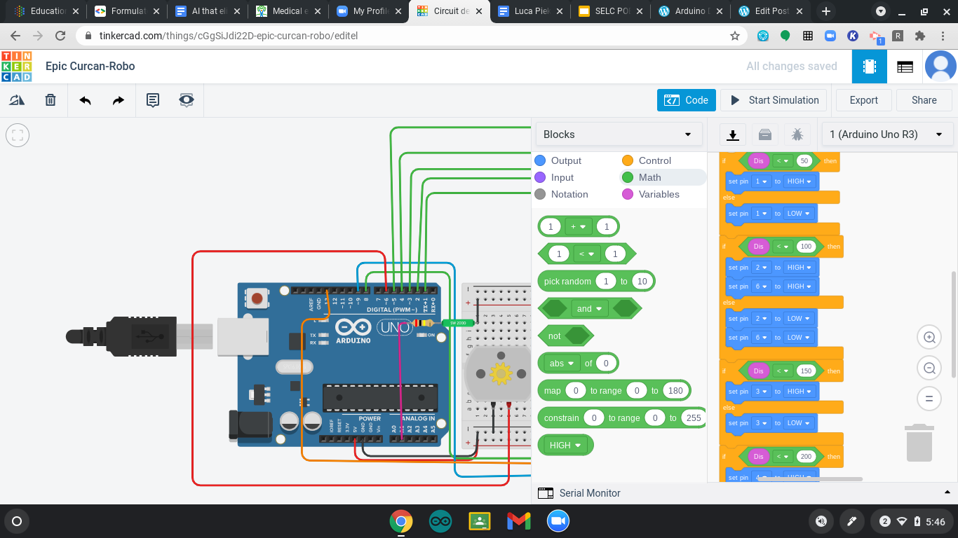 Arduino Submarine Safety System — Coding (image 4)
