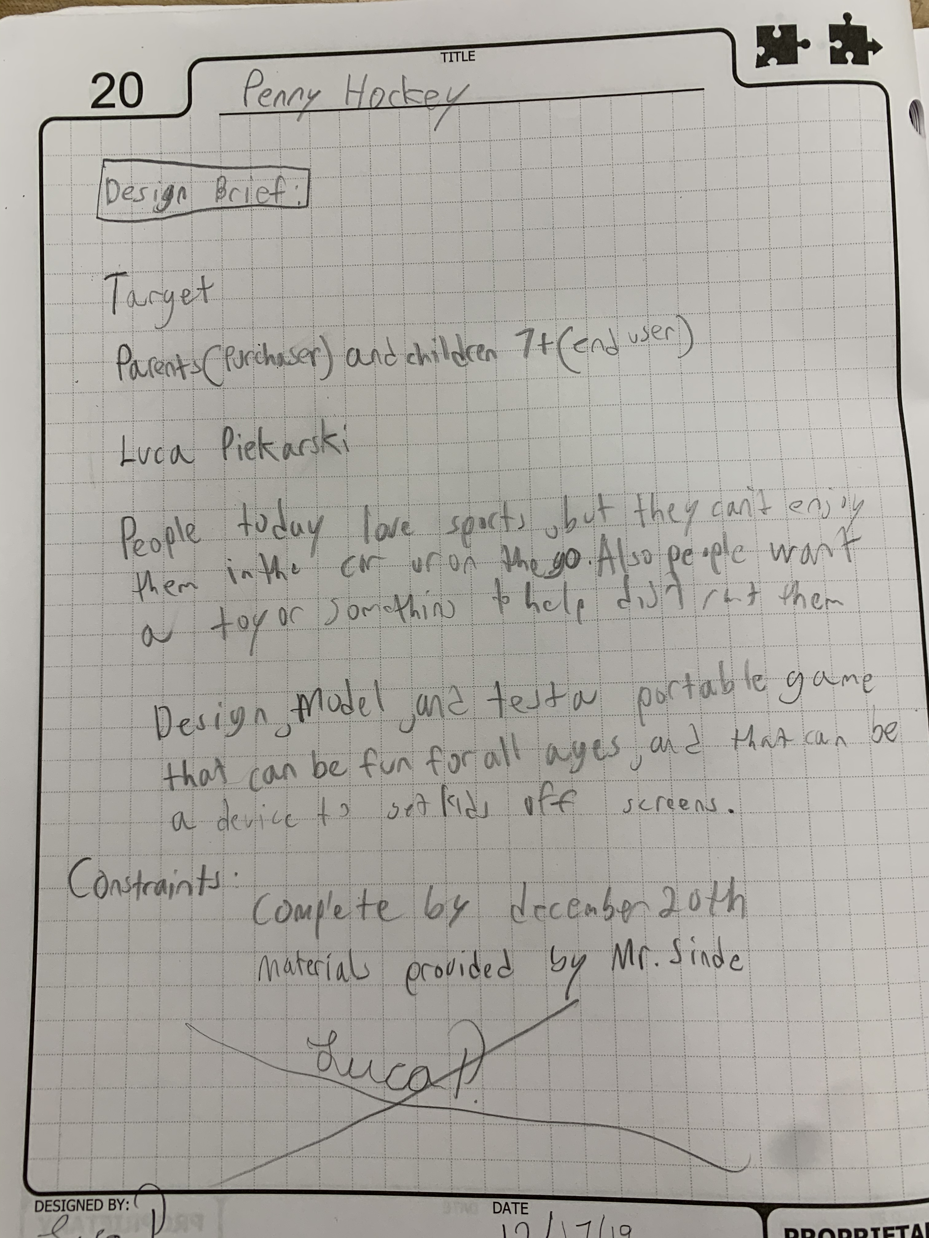 Penny Hockey — Here is my progress of the Penny hockey project (image 1)